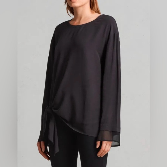 ALLSAINTS Ricco Top in black - Picture 3 of 10